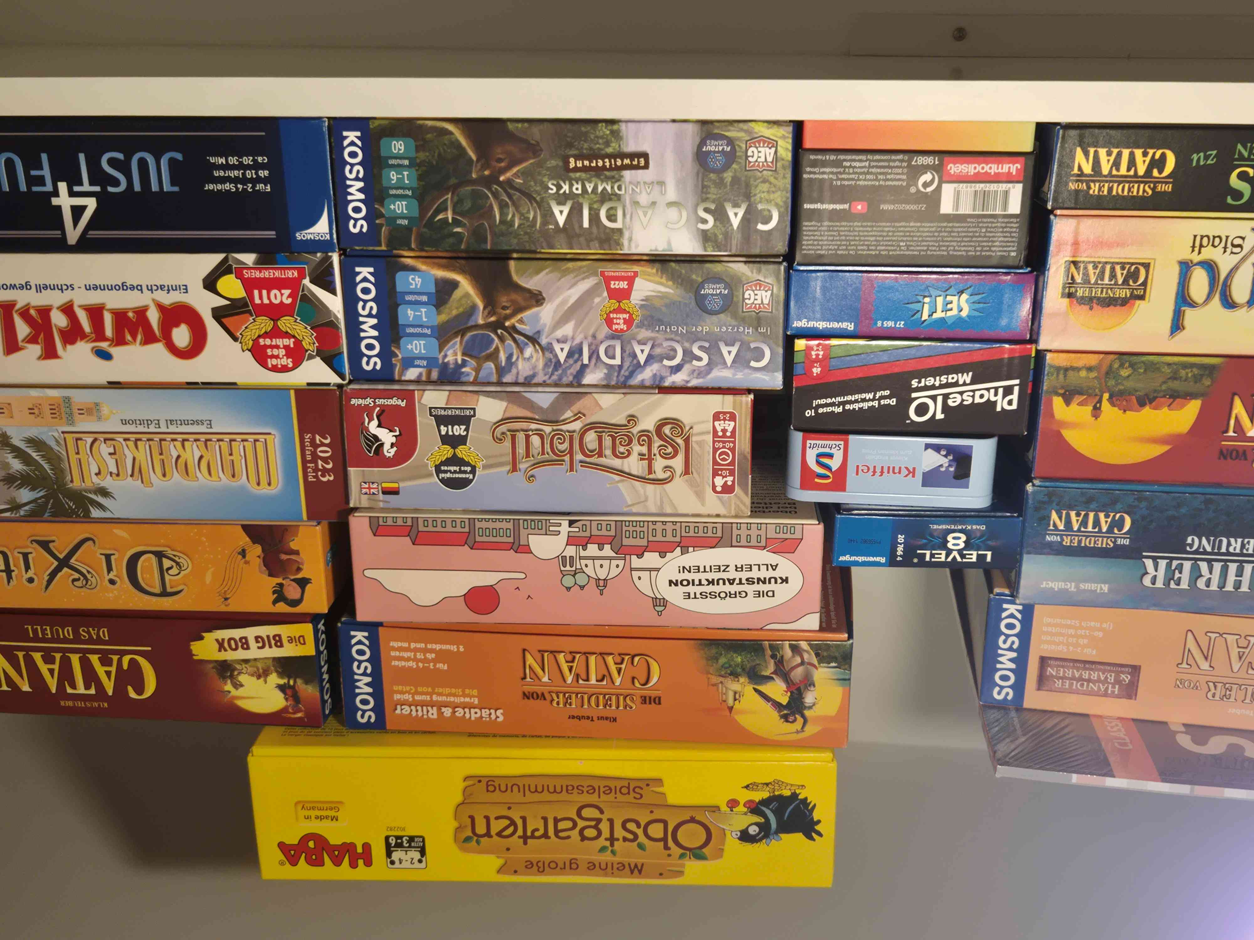 Bild mit Spielesammlung